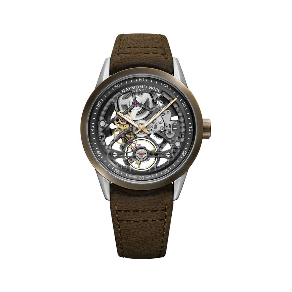 Raymond Weil Freelancer bronsje skeletert 42 mm