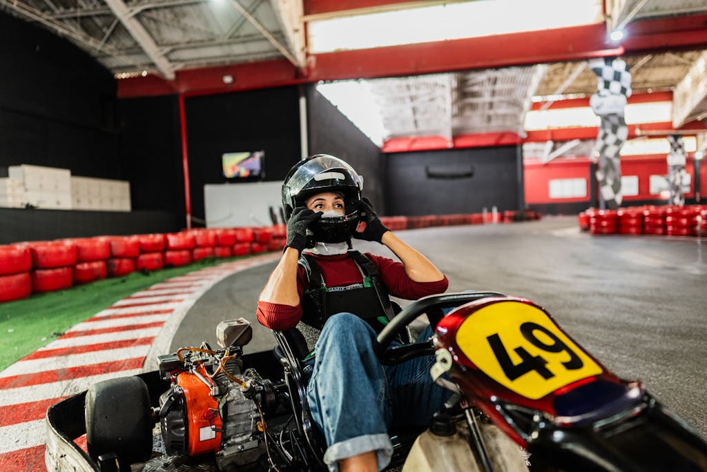 Gokart som utdrikningslag-ide