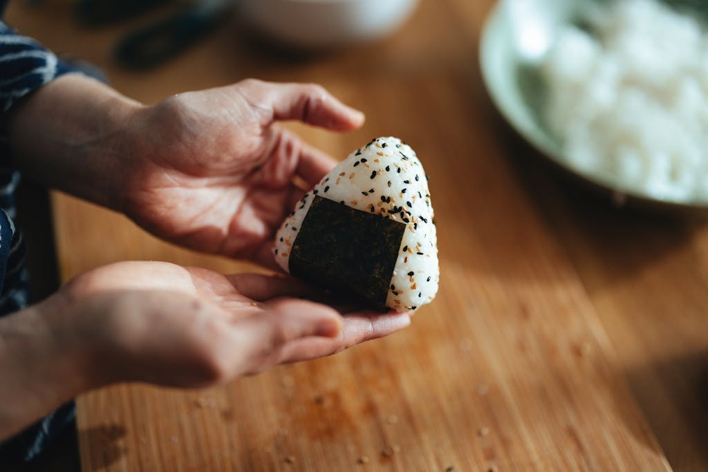 hjemmelaget onigiri