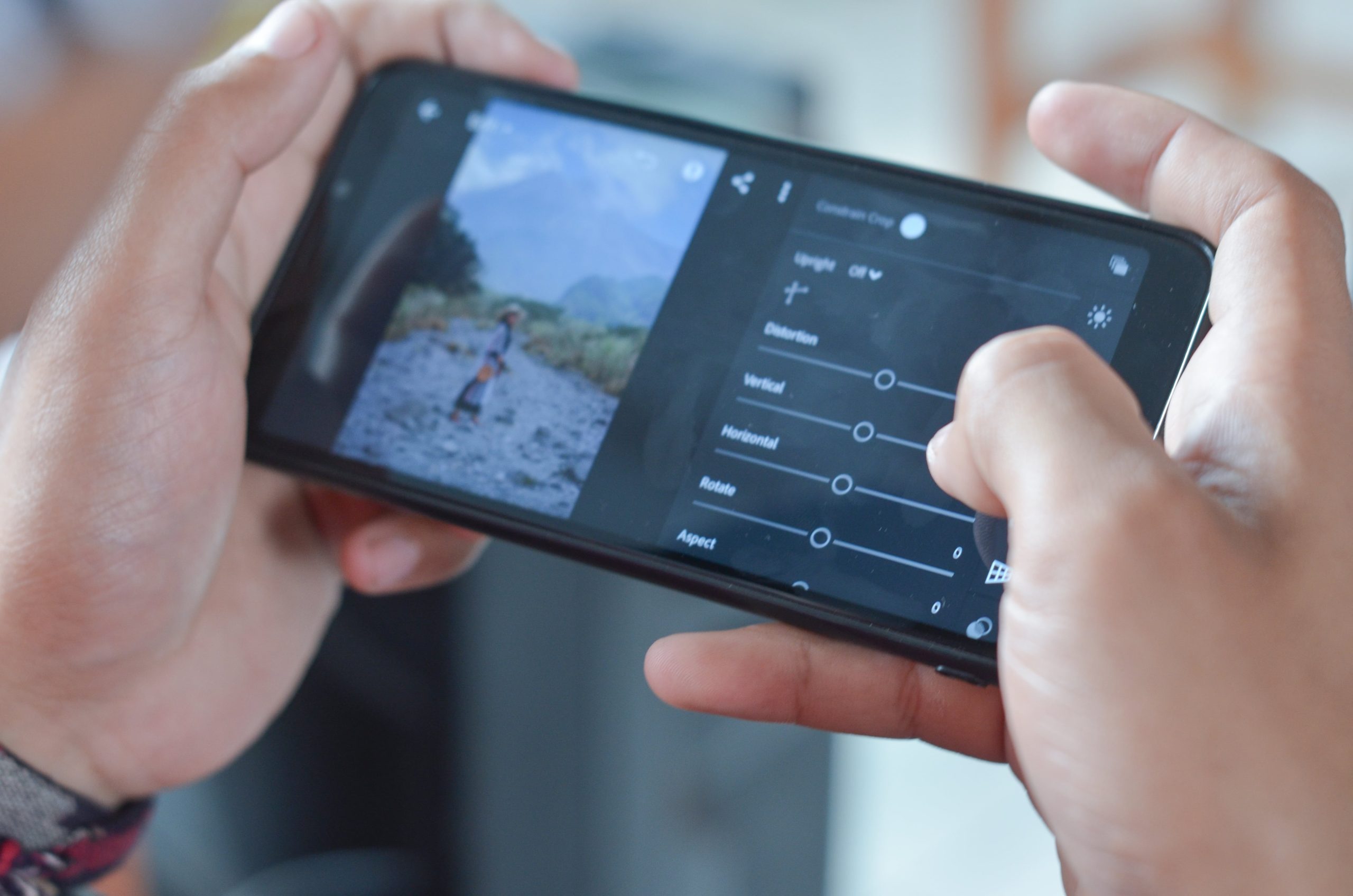 Lightroom app til smartphone