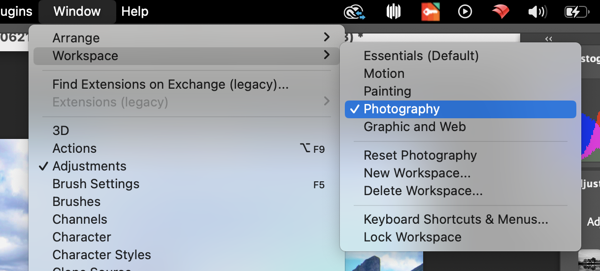Arbeidsrommet Fotografering er et opplagt valg til vanlig bildebehandling.