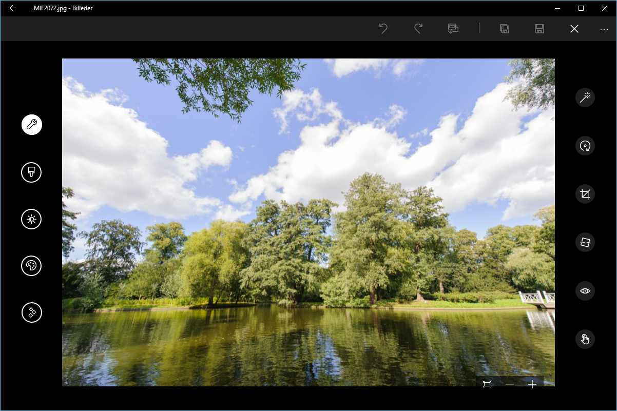 gratis billedbehandling i Windows 10