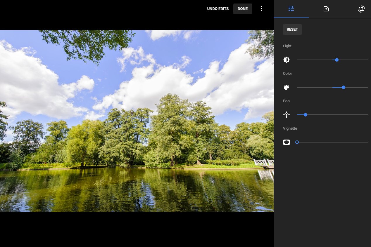 Google Foto gir deg gratis bildebehandling på nettet.