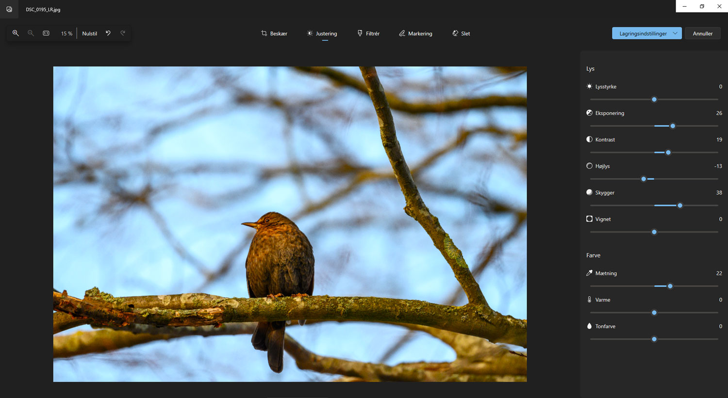 gratis billedbehandling i Windows