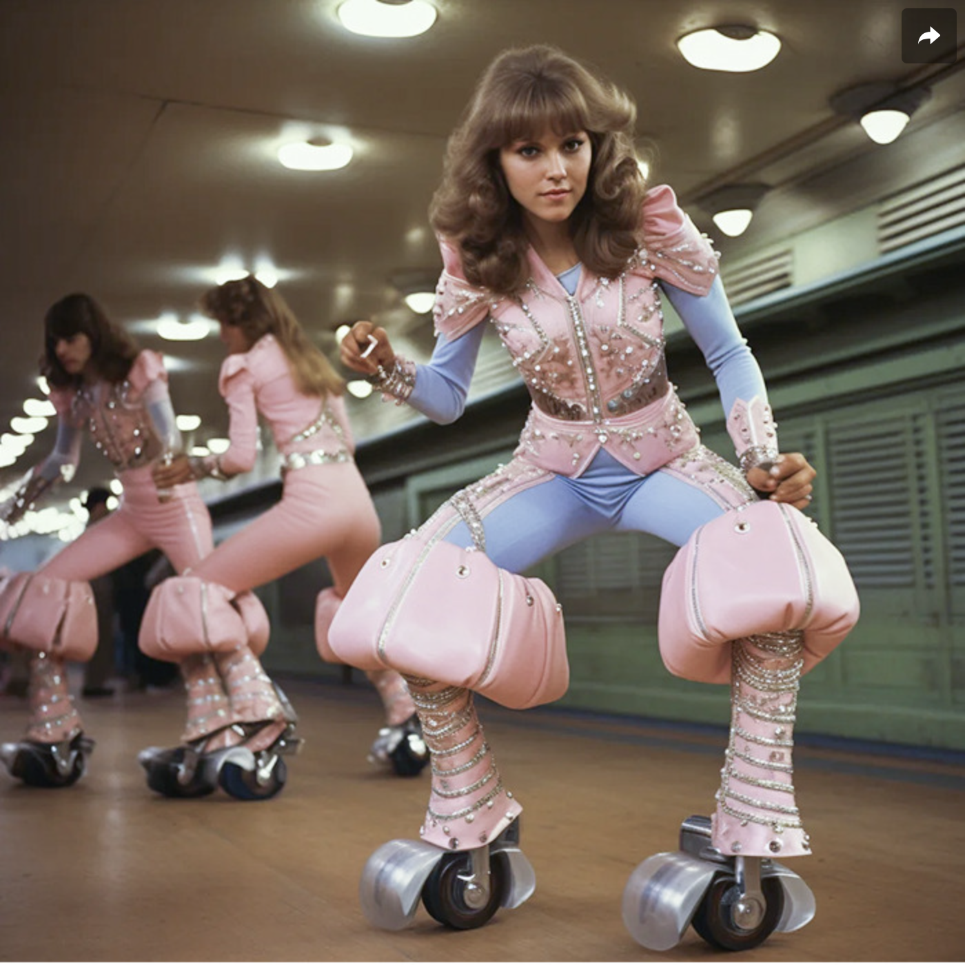 När man blir ett med sina rullskridskor.