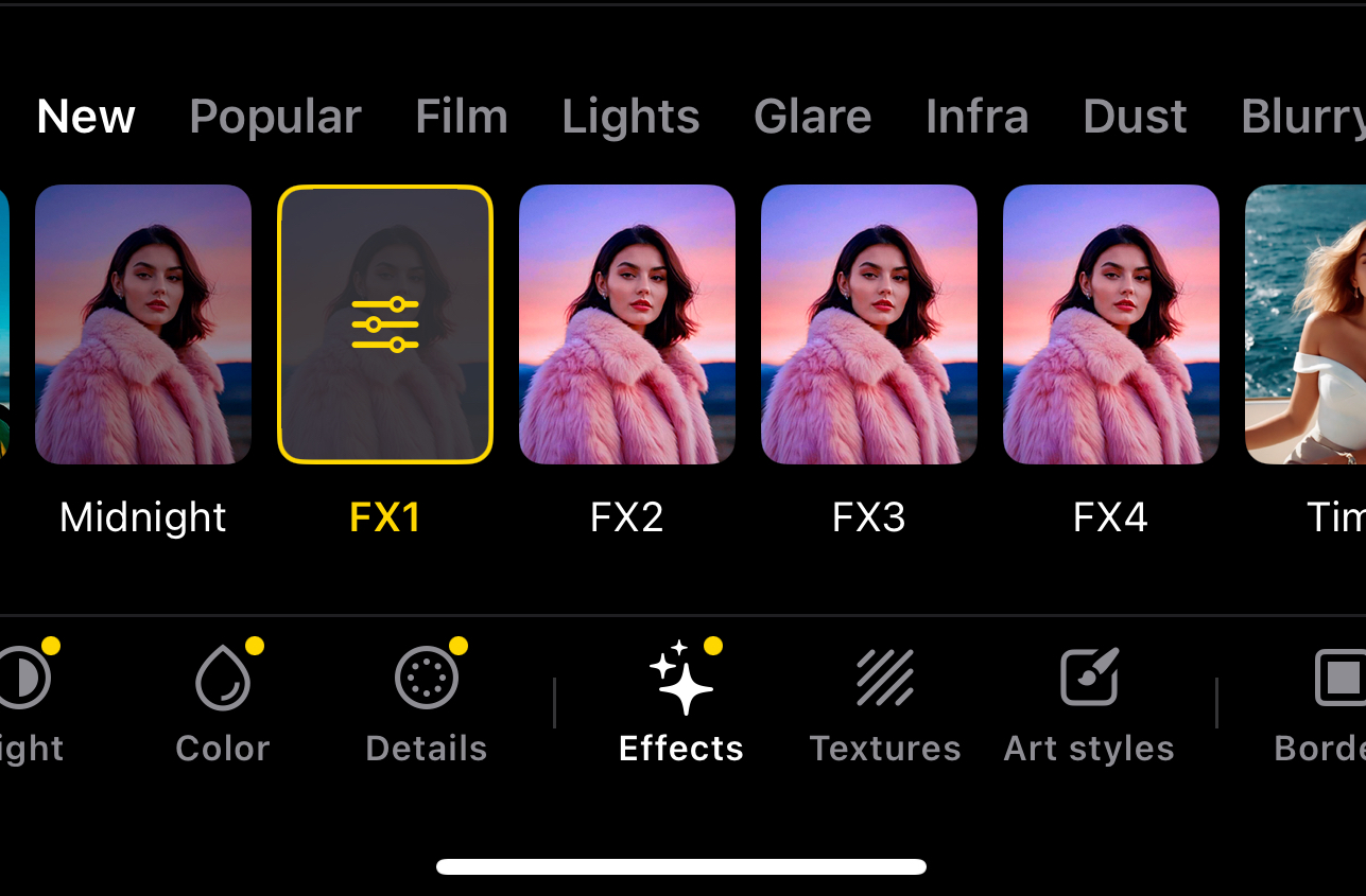 Du förvandlar ett porträtt till ett litet konstverk med bara ett klick.