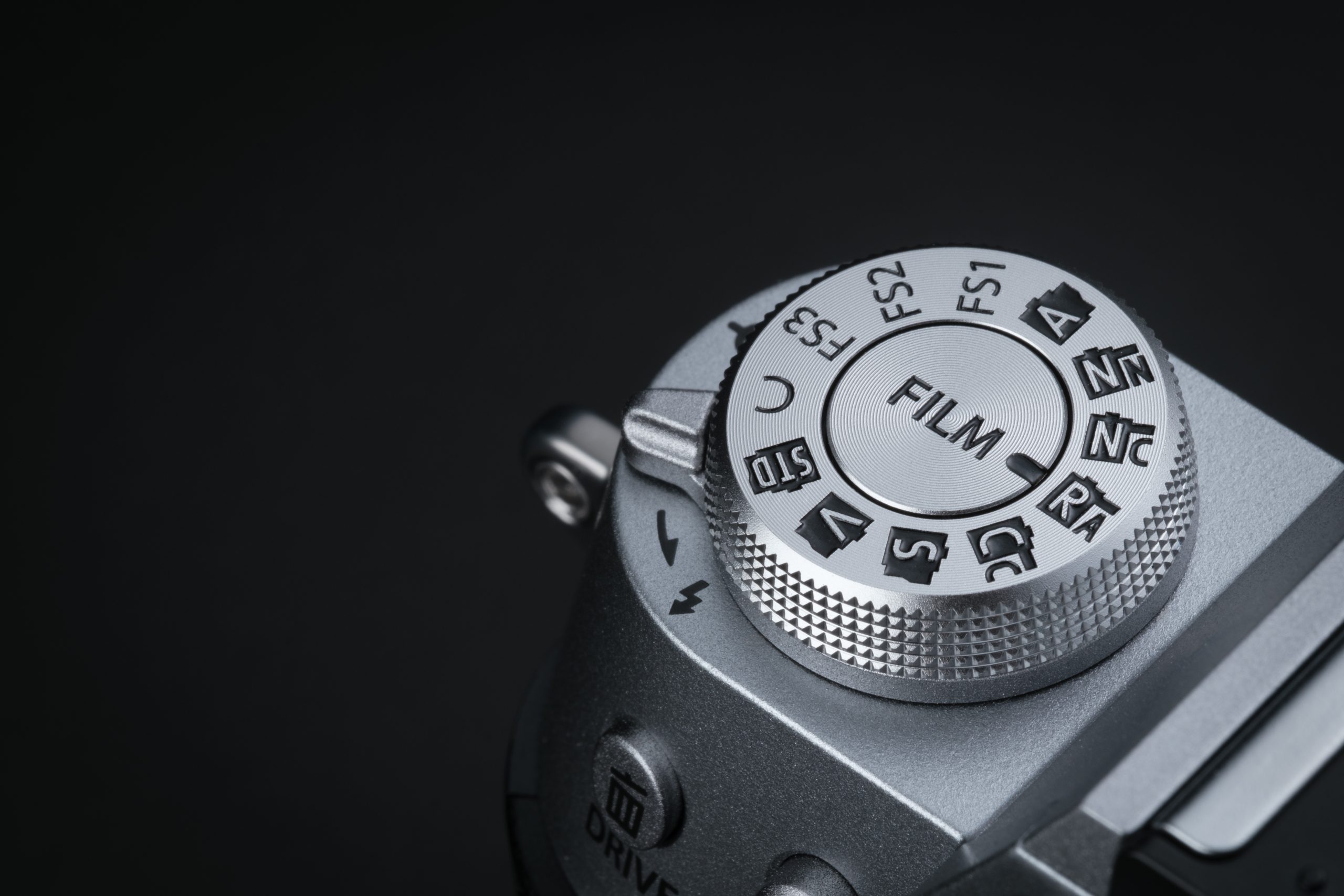 Vrid på ratten och ta bilder som efterliknar önskad filmtyp.