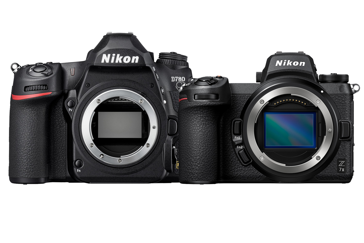 Nikon D780 og Nikon Z 7II