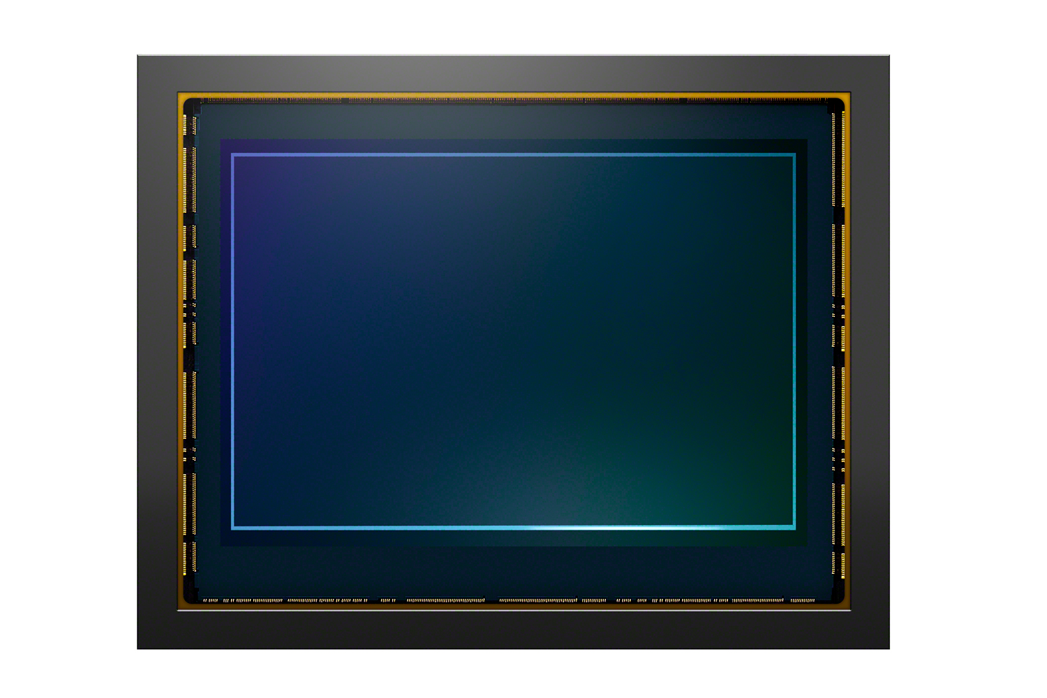 Hele billedet fanges på én gang med en Global Shutter sensor.