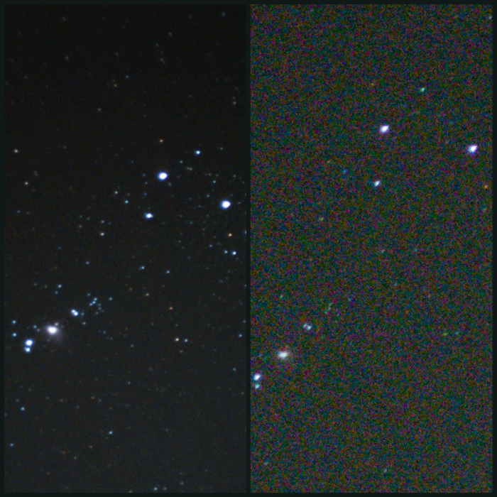 Genom att stapla dina bilder kan du få fram fler detaljer.