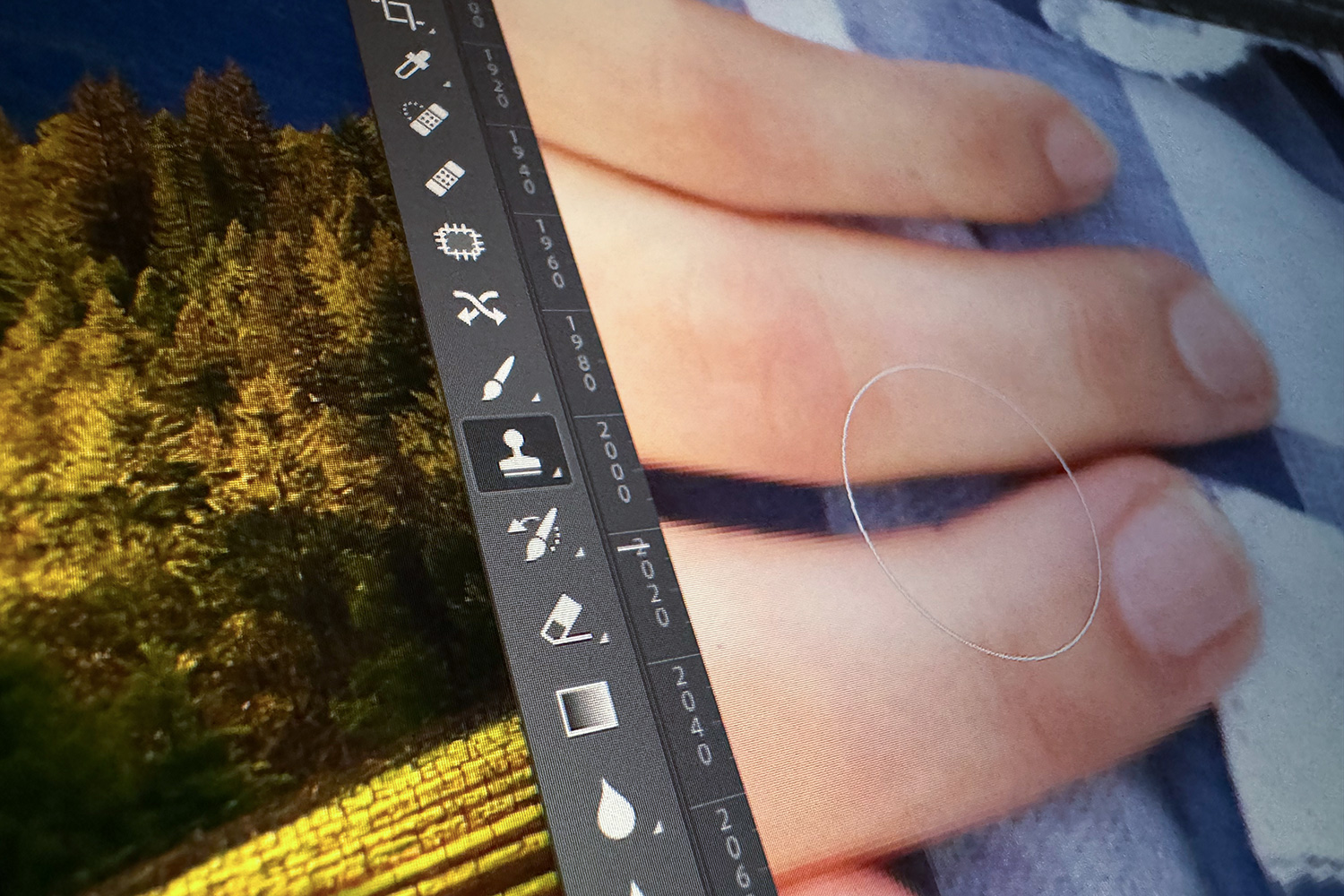 Clone Stamp Tool i Photoshop