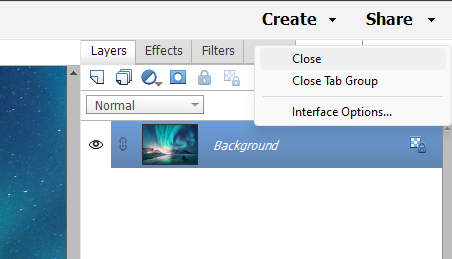 Photoshop Elements – Interface