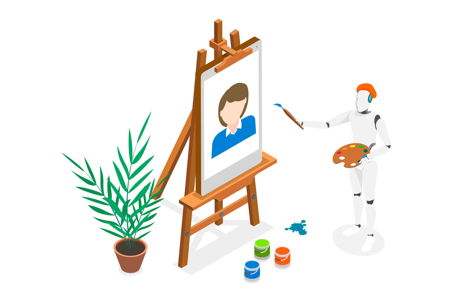 Som udgangspunkt er det AI-generatoren der er kunstneren, ikke dig der skriver kommandoen.