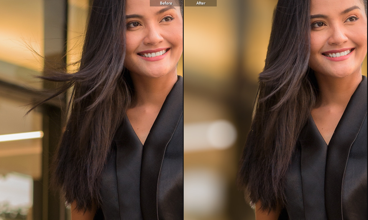 Billeddetalje med Lens Blur i Lightroom