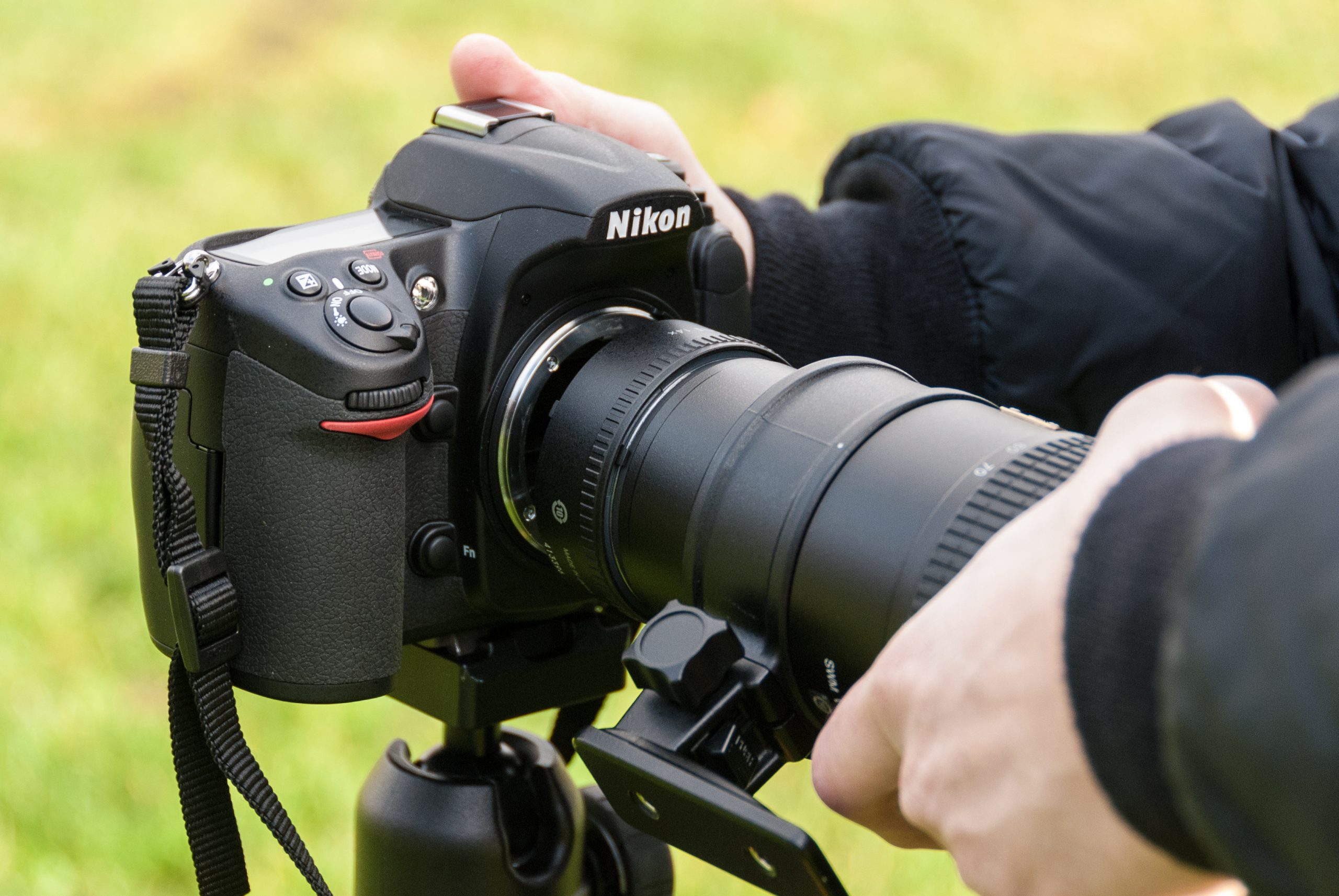 Montering av Nikon telekonverter