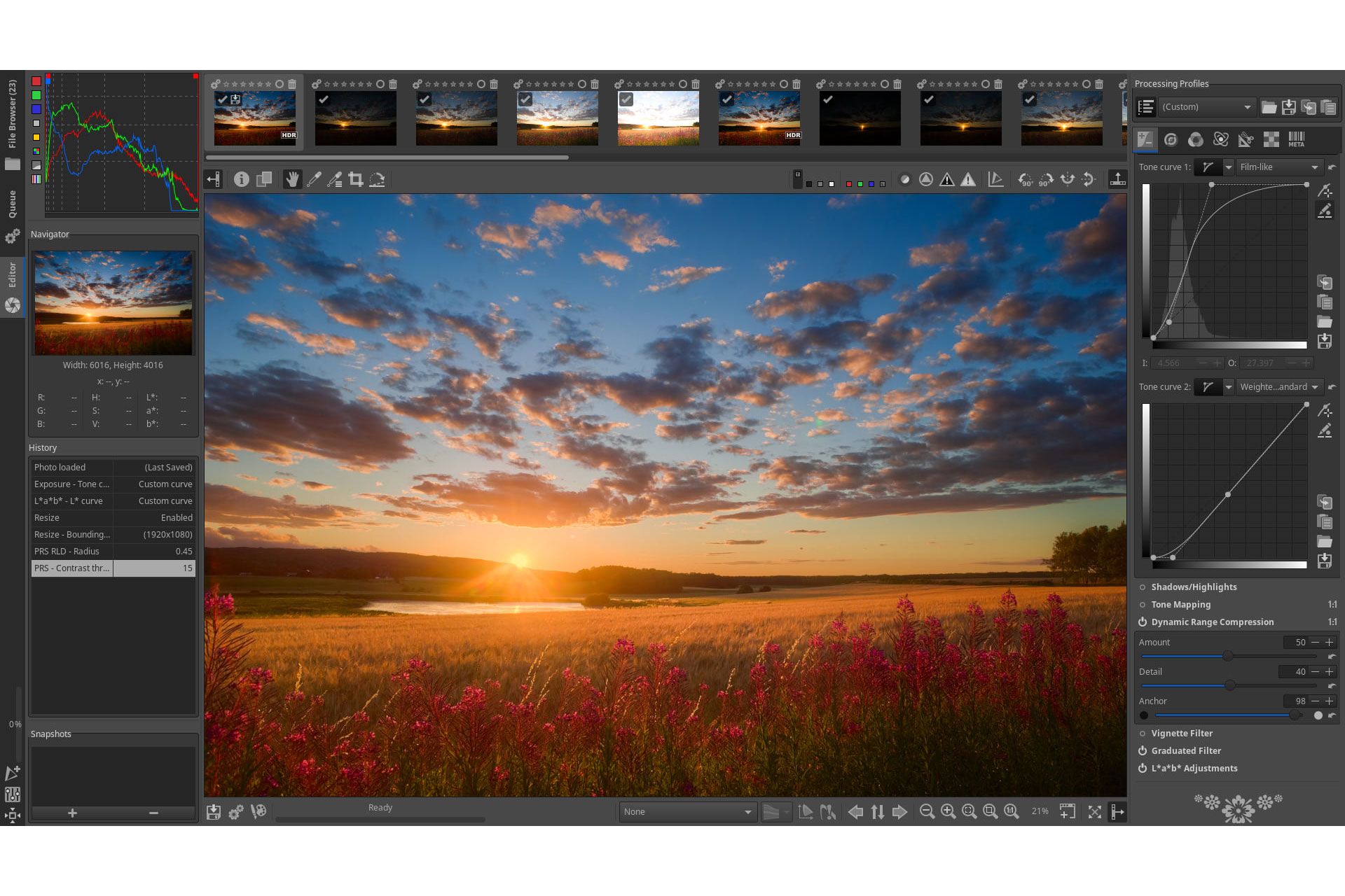 Det finnes mange gode muligheter for å redigere bilder i Rawtherapee, som også konverterer raw-filer.
