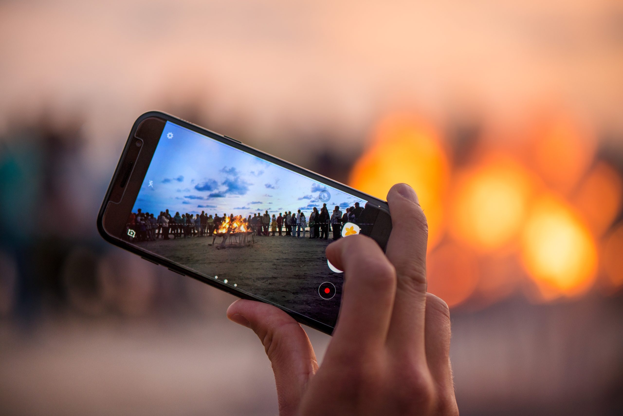 Mobilkamera i action.