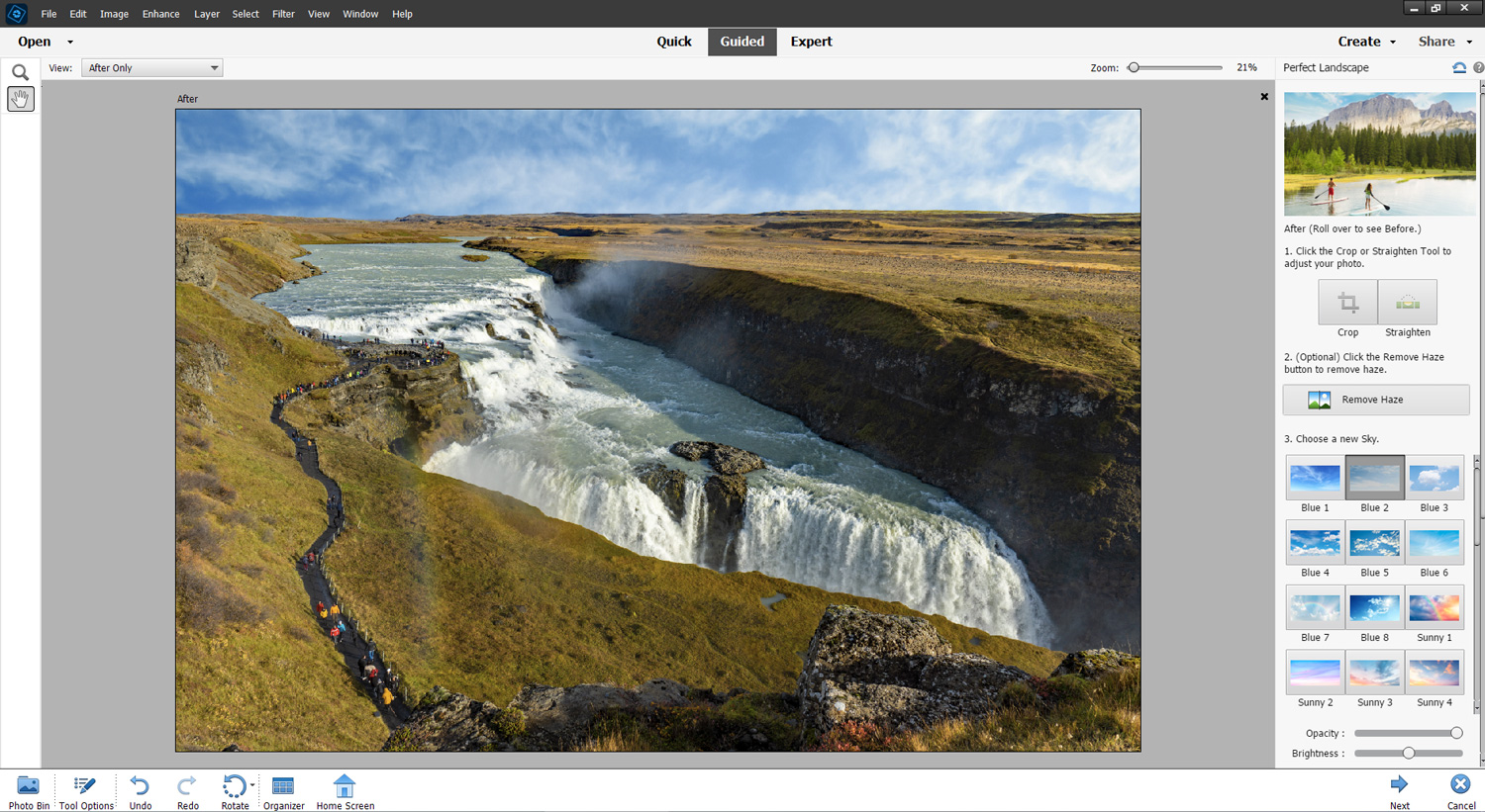 Perfect Landscape i Photoshop Elements