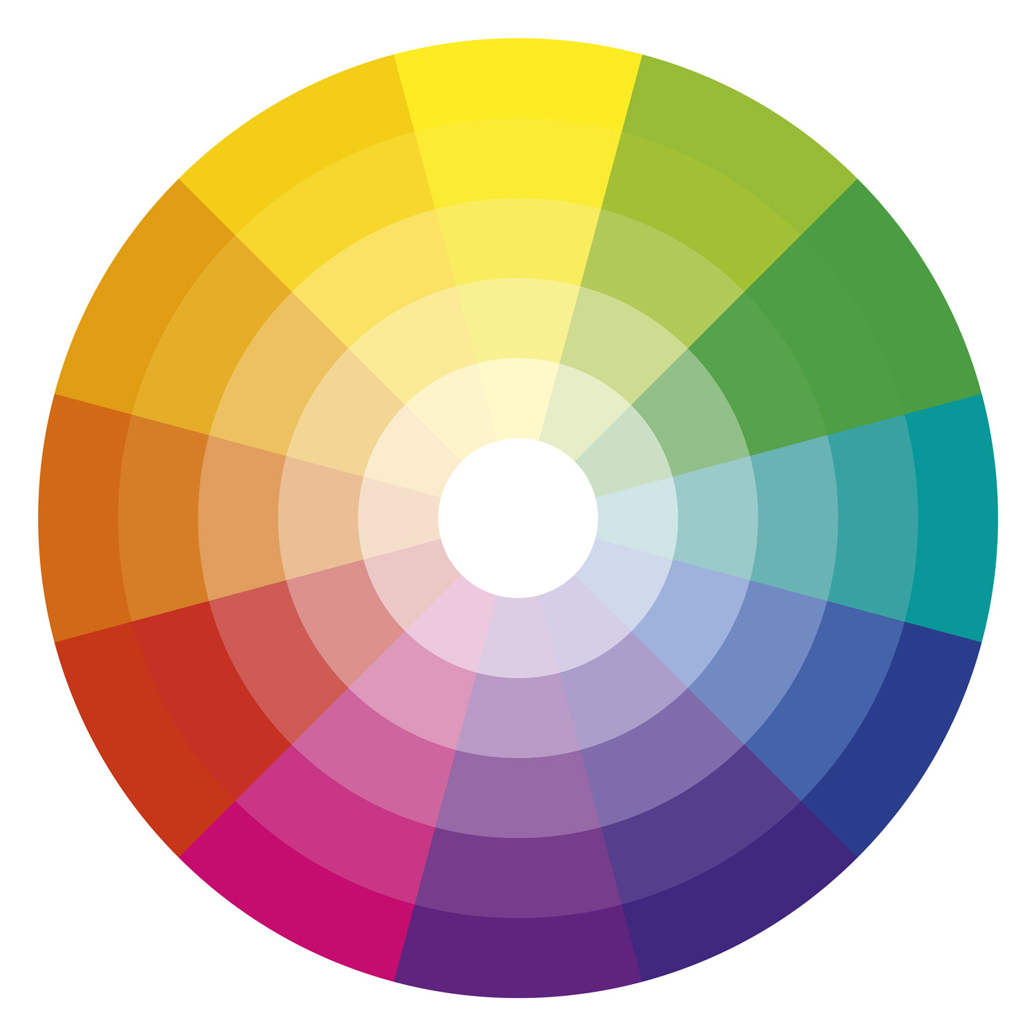 Gult och lila är varandras komplementfärger, eftersom deras olikhet gör att de framhäver varandra ännu mer.