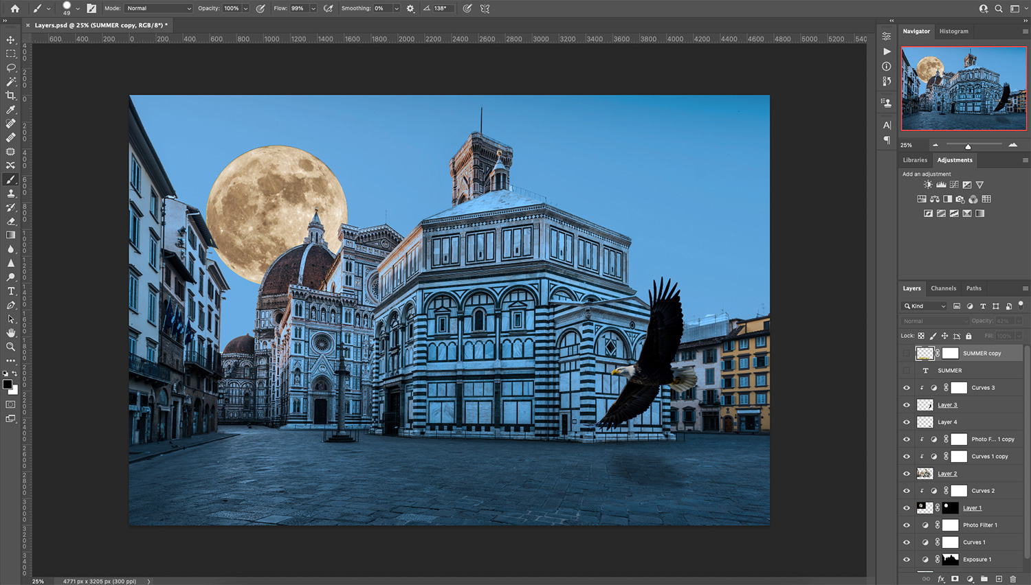 Photoshops brukergrensesnitt