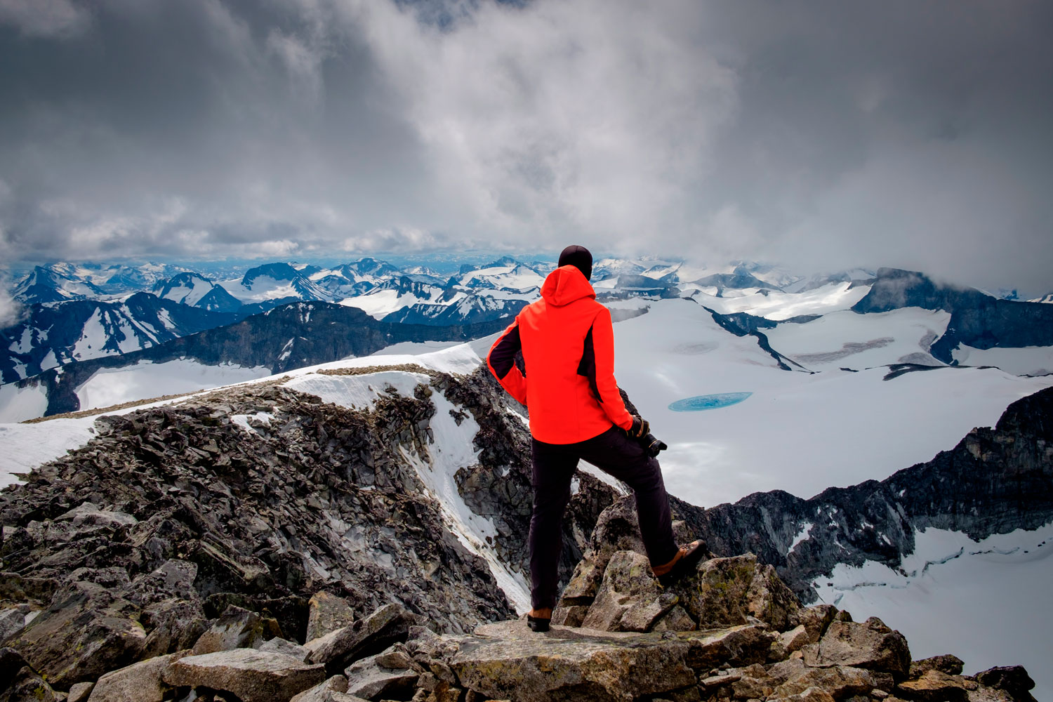 Fotturen fører til denne fantastiske utsikten. 