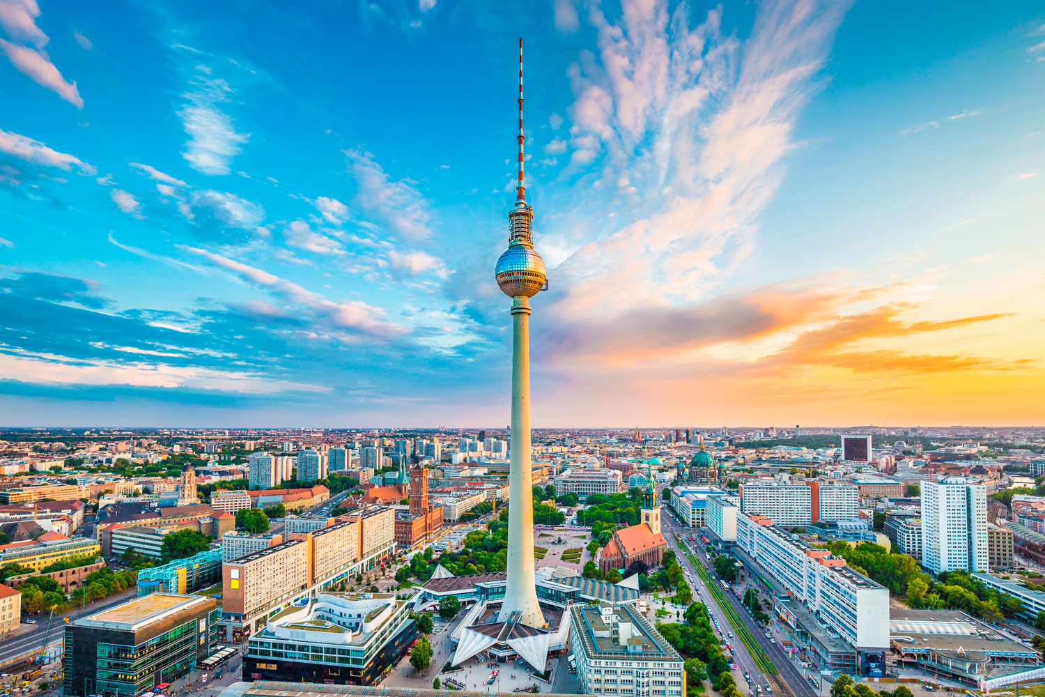 Der er fantastisk udsigt fra toppen af tårnet.