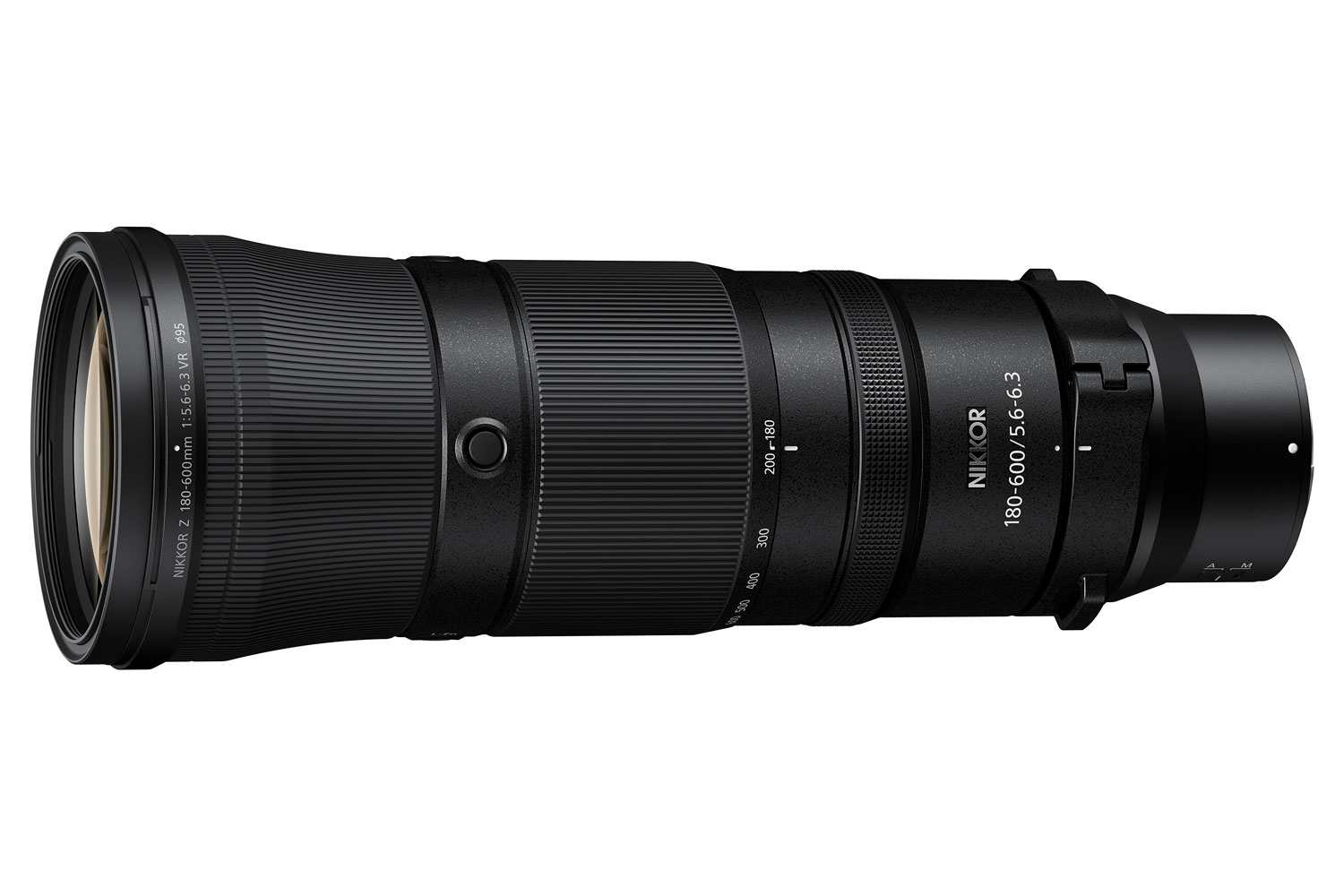 Pituus ei muutu zoomattaessa, sillä koko zoomausmekaniikka on rakennettu objektiivin sisään.