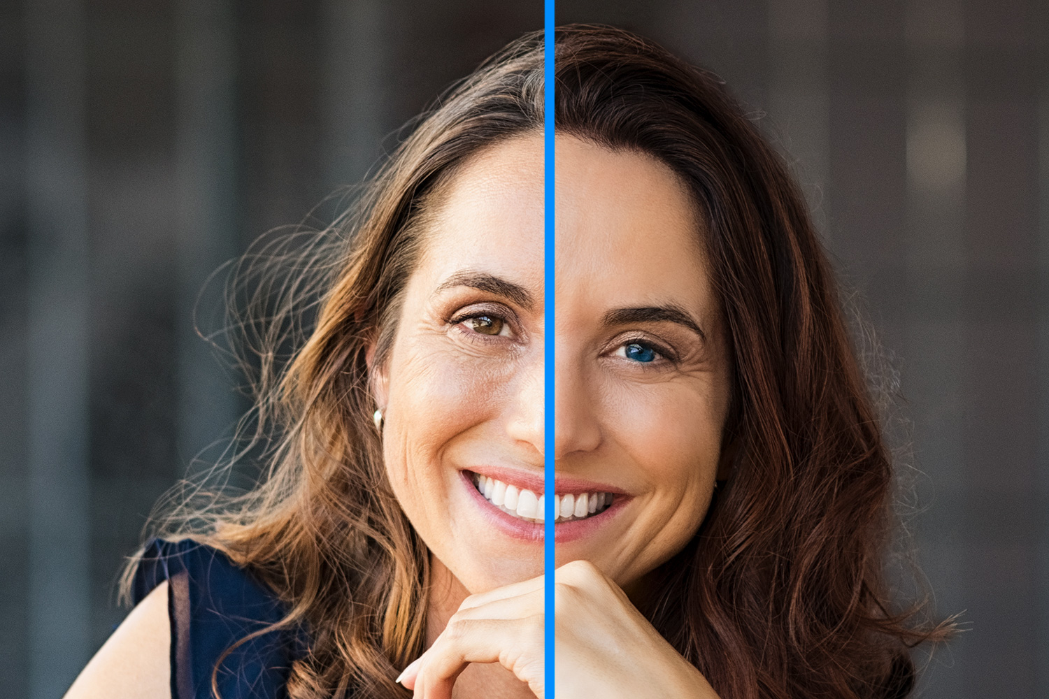 Lightroomissa säädetty muotokuva