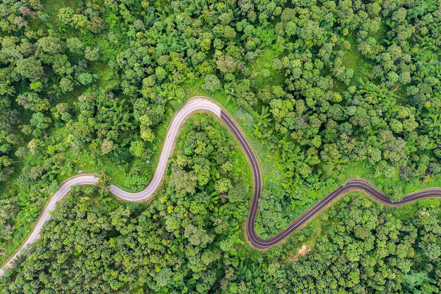 Dronefoto justeret i Lightroom