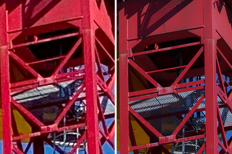 Detaljbilde på avstand