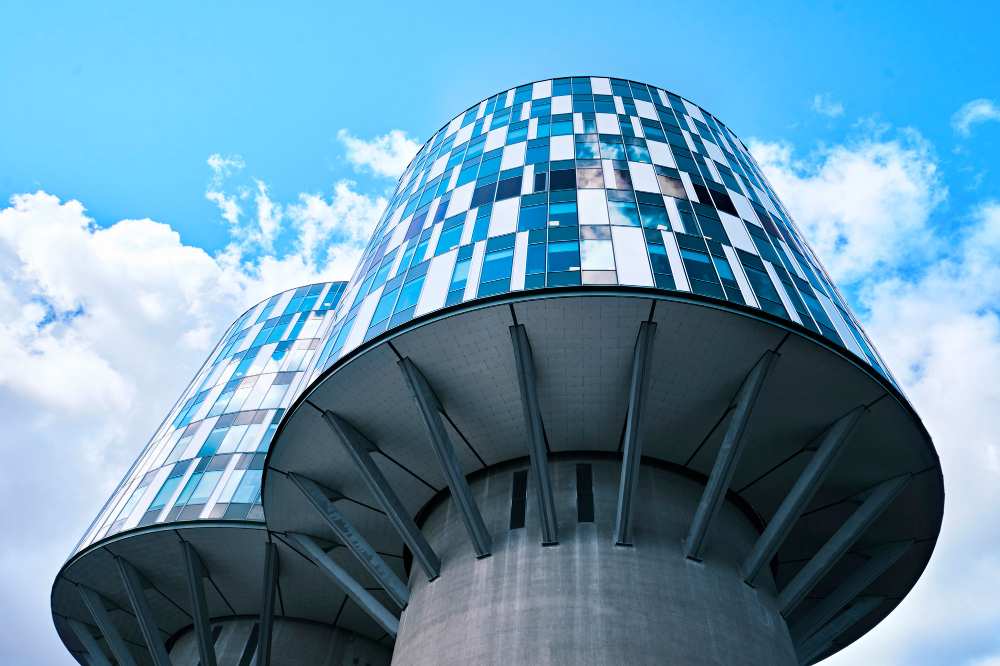 Den gamle silo står markant blandt Københavns nyere arkitektur.