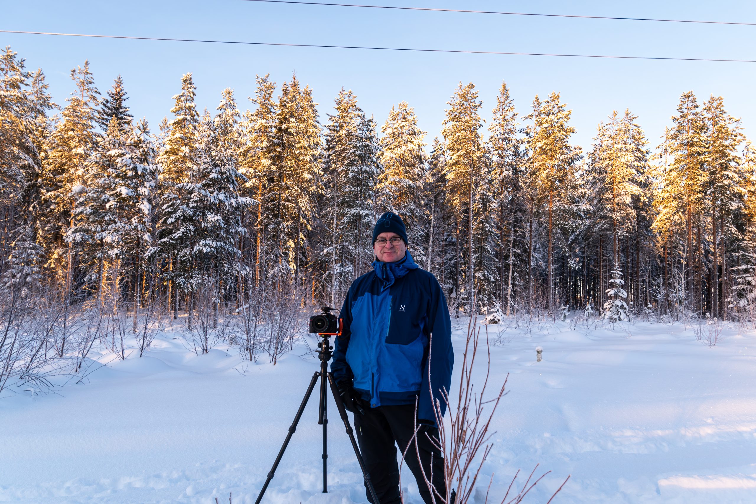 En Digital FOTO-læser med sit kamera