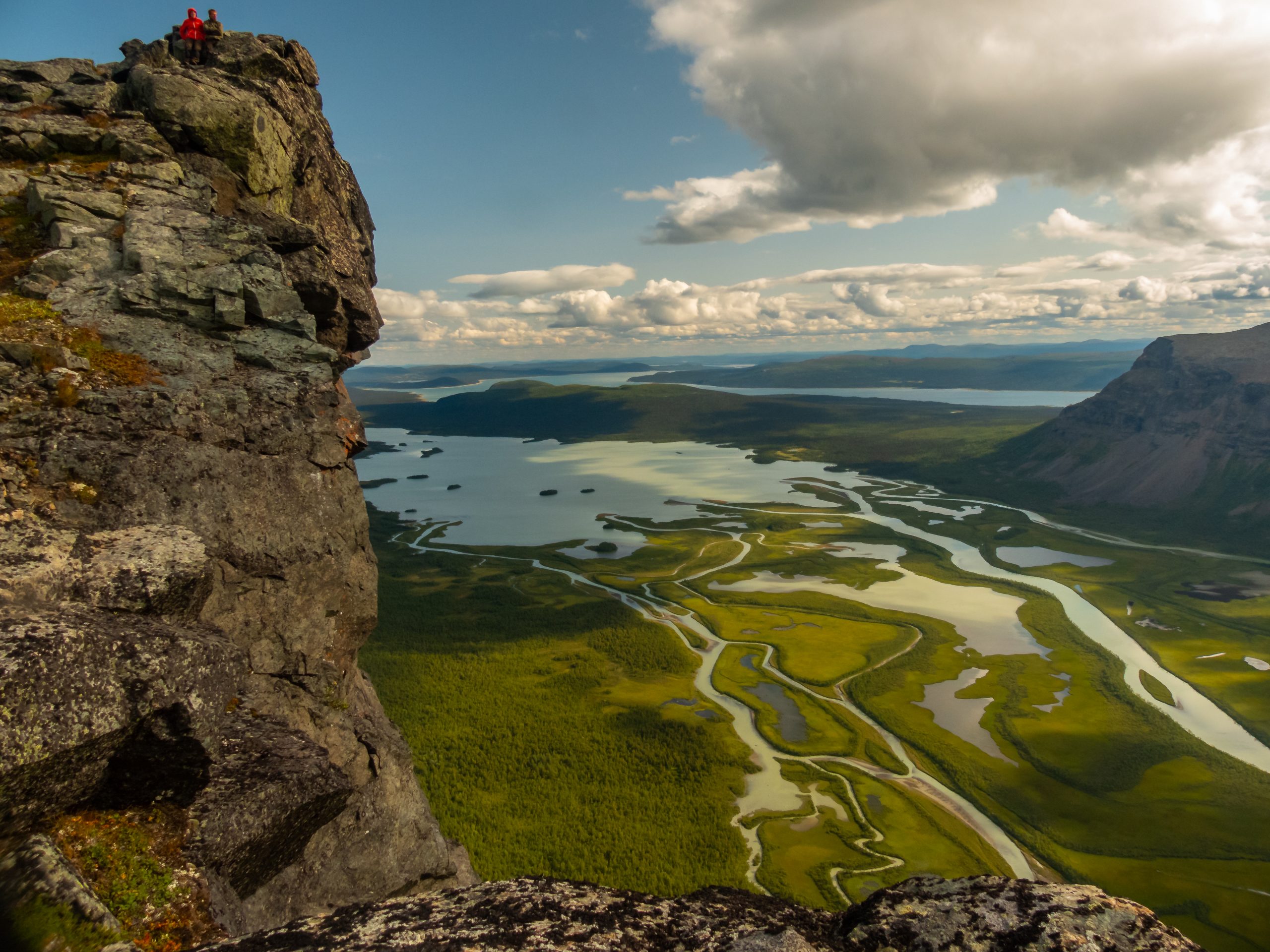 Laitaure-delta set fra Skierfe