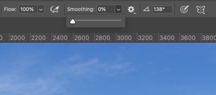 Funktionen Utjämning i Photoshop