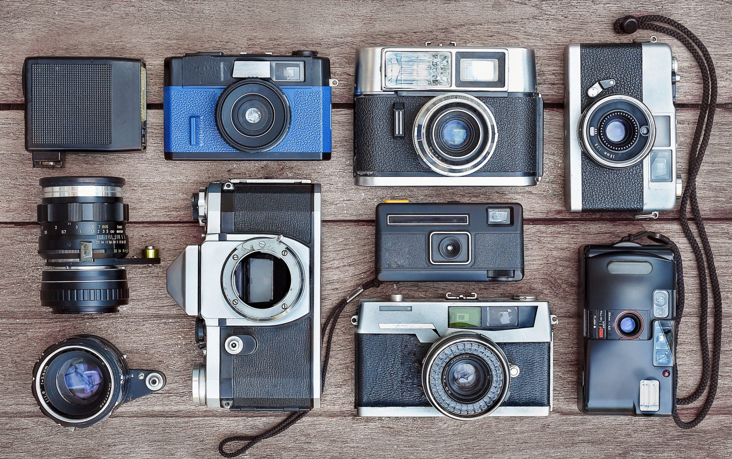 Gamle analoge kameraer