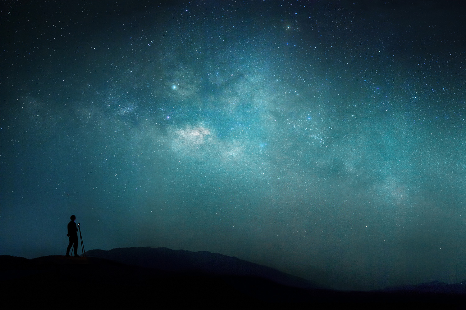 Fotografer fanger nattehimmelen