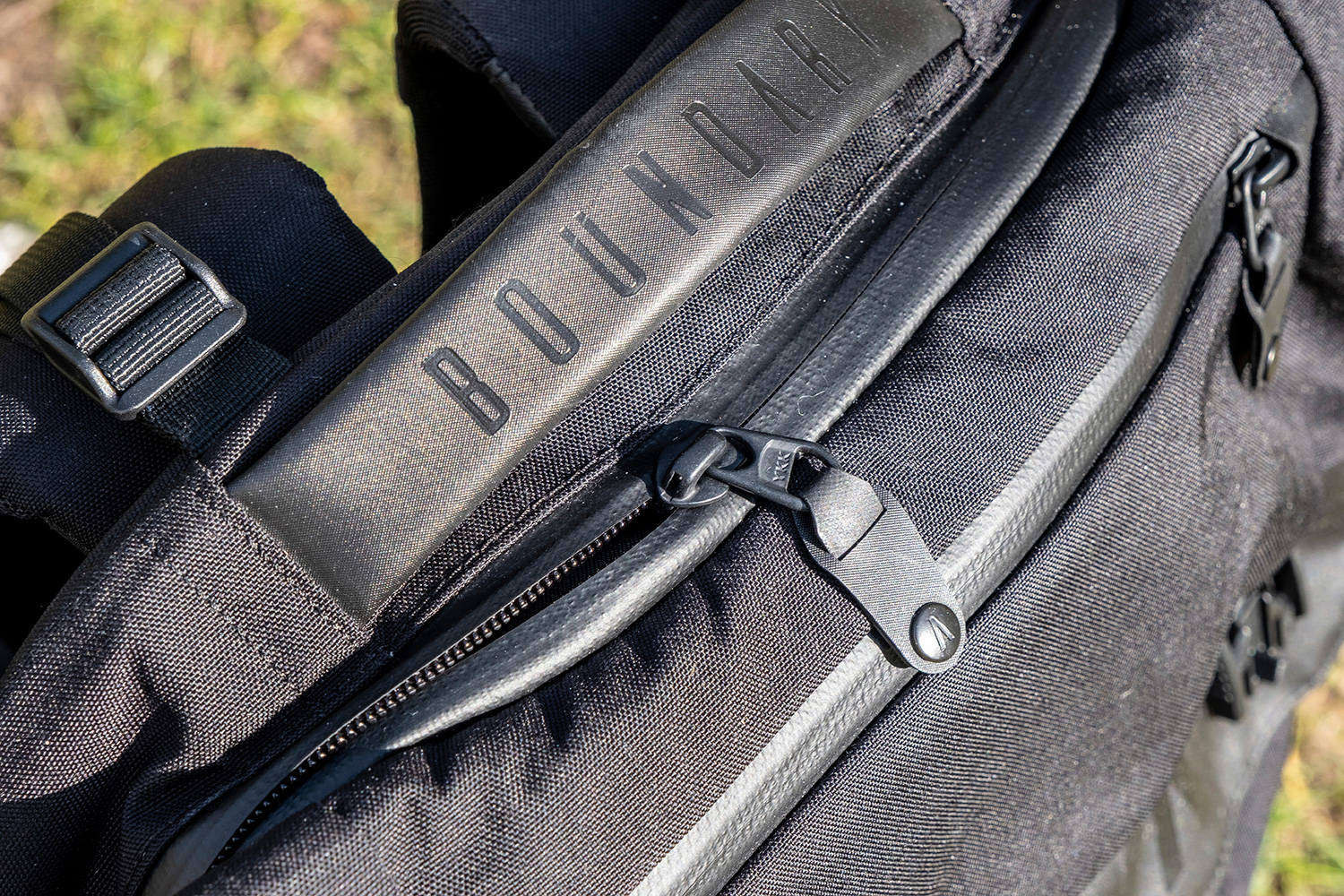 Lynlås på fotorygsæk