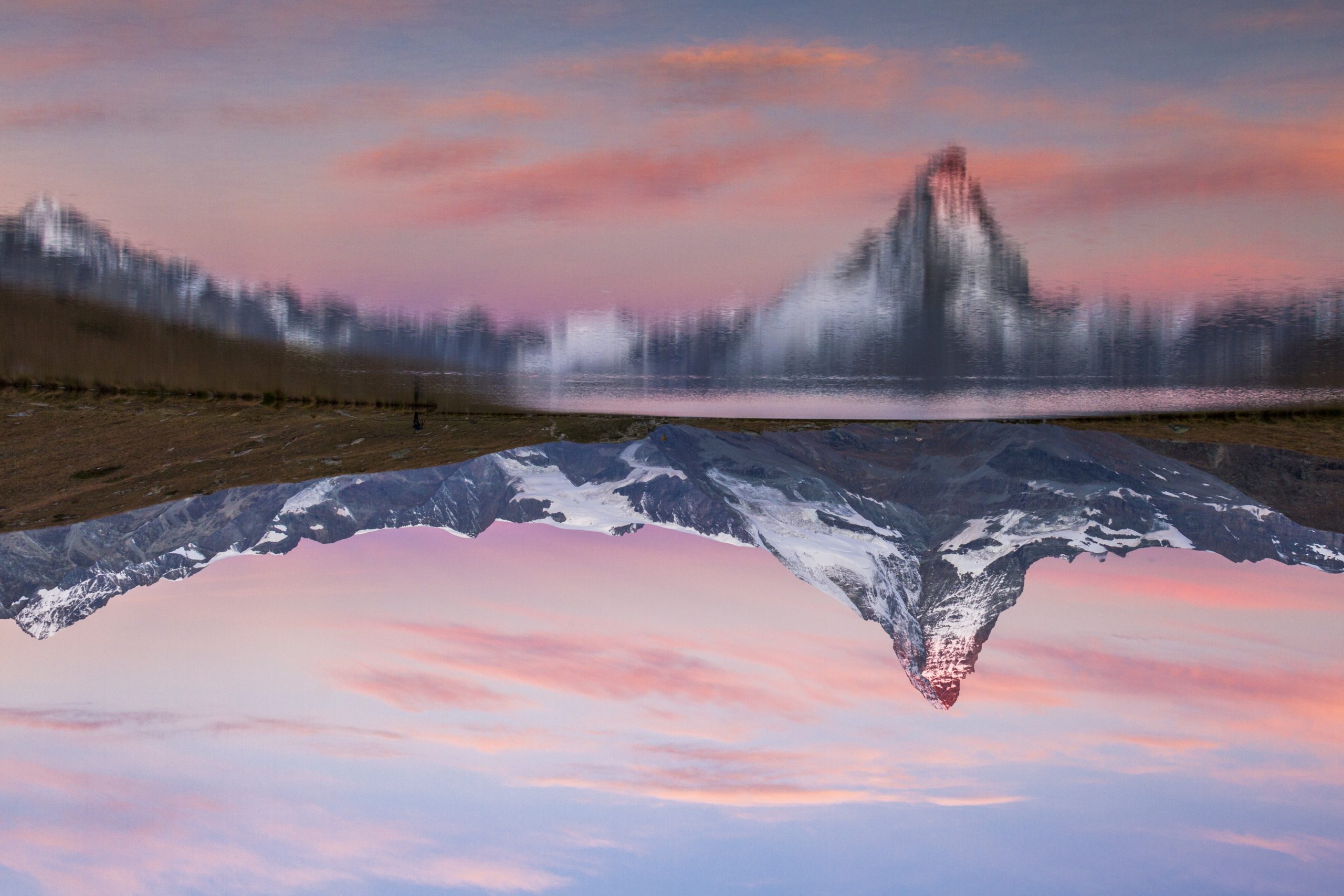 Spegelvänd reflektion.