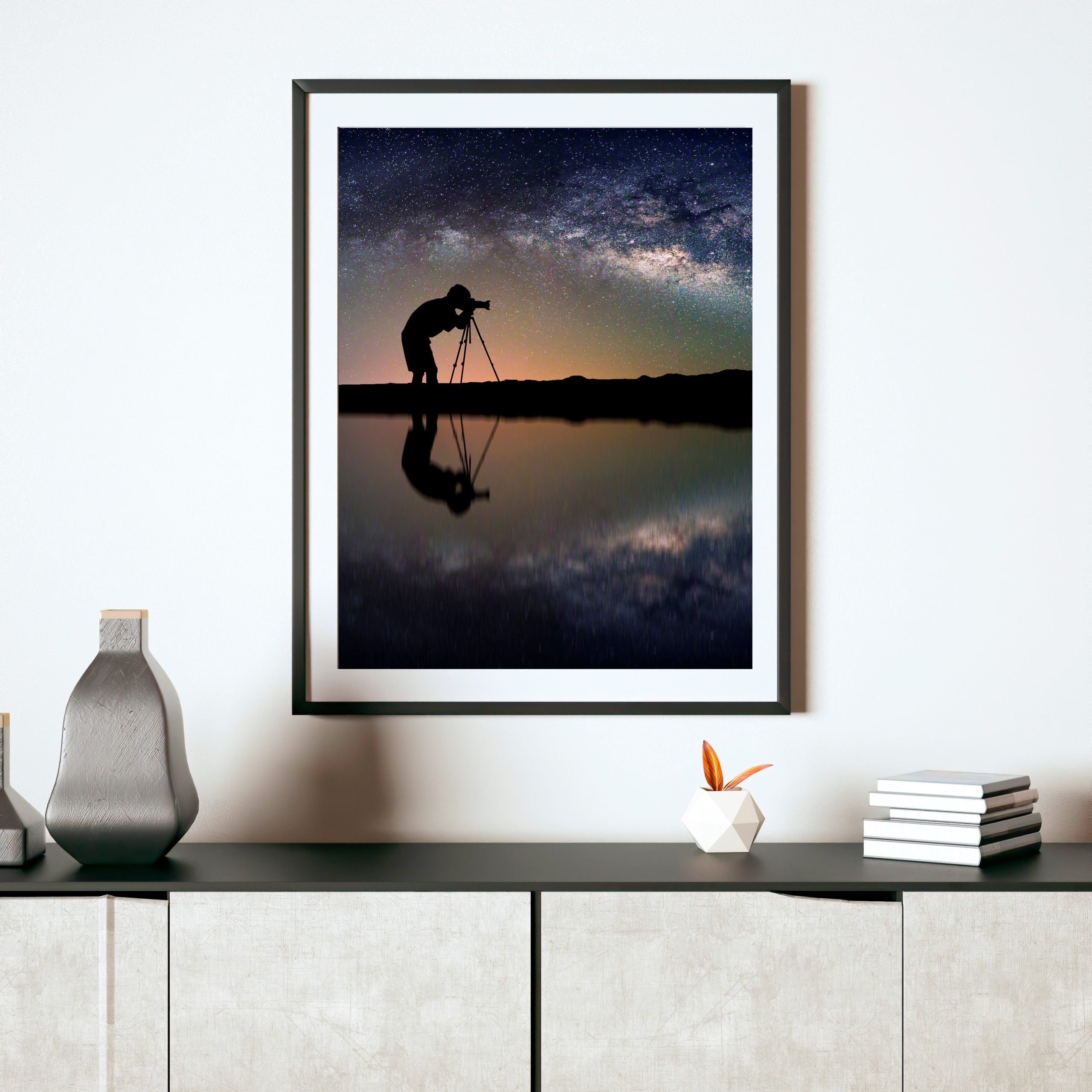 Print med astrofoto.