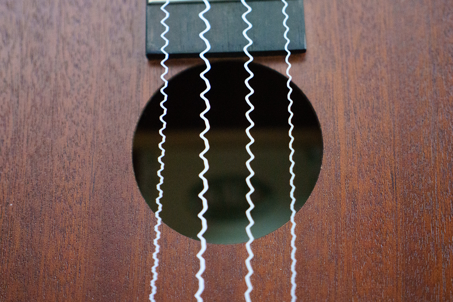 Gitarstrenger med rolling shutter