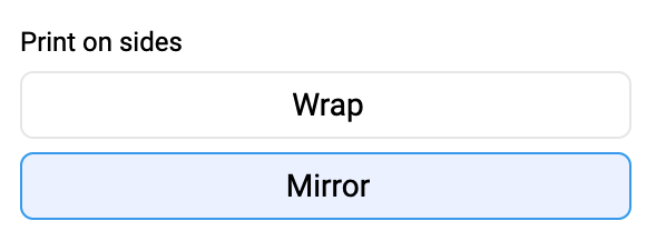 Skriva ut på sidorna eller inte.