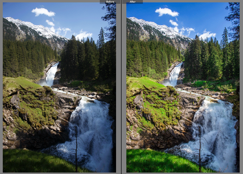 Justering av objektivfel i Lightroom
