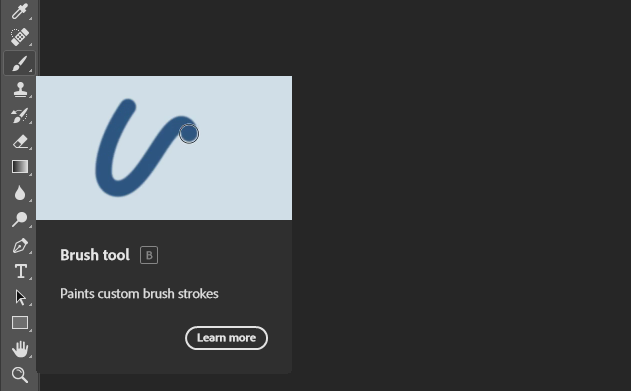 Verktygstips i Photoshop