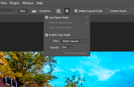 Crop Tool i Photoshop