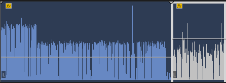 Lyden justeres til et jevnt lydnivå.