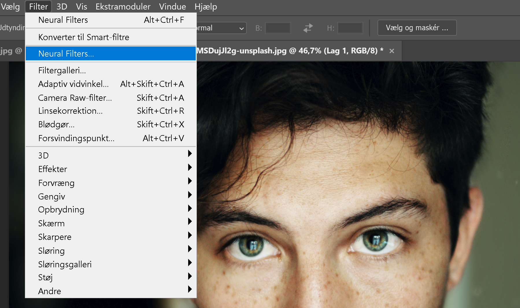 De nye filtrene i Photoshop