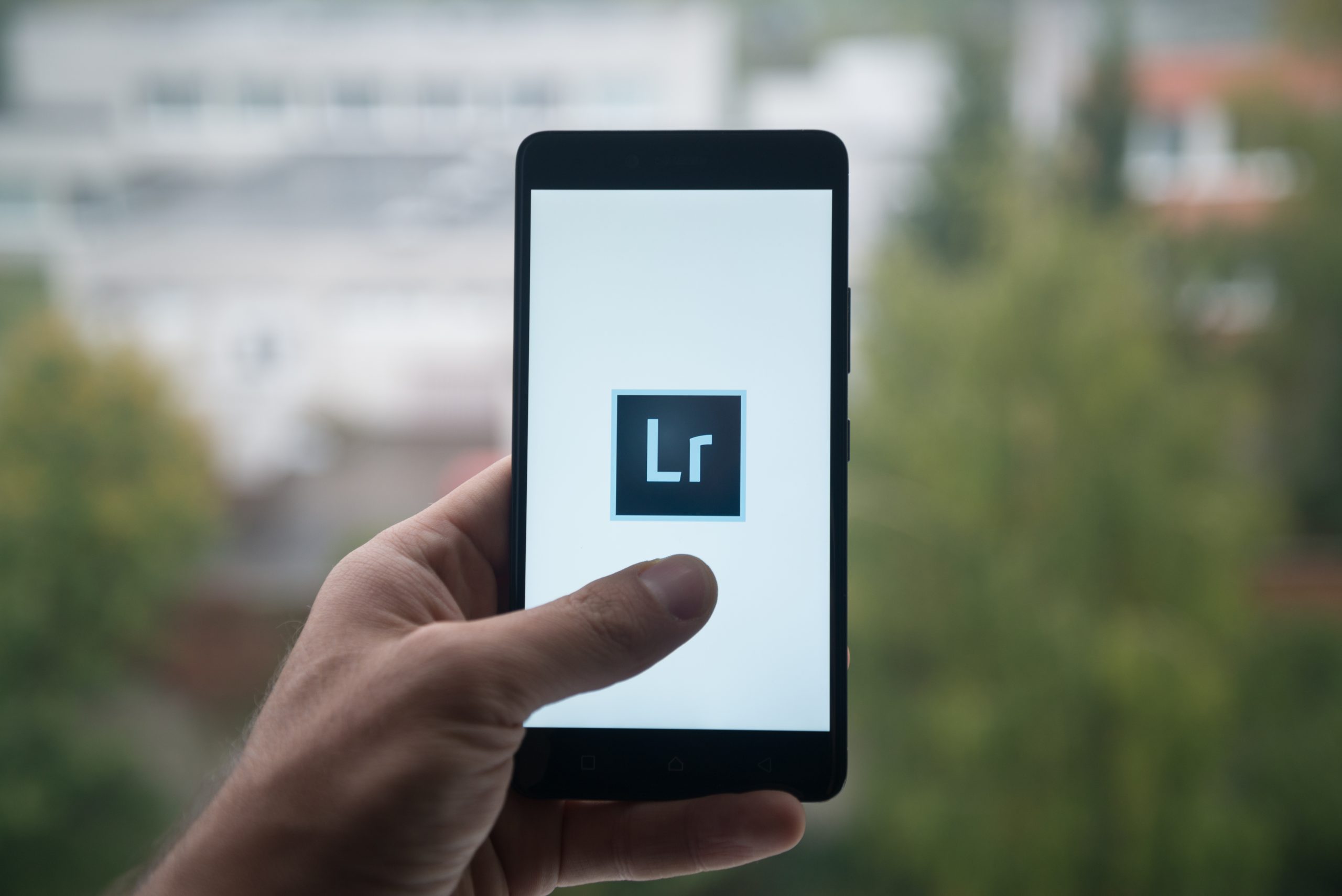 Lightroom-appen i mobilen