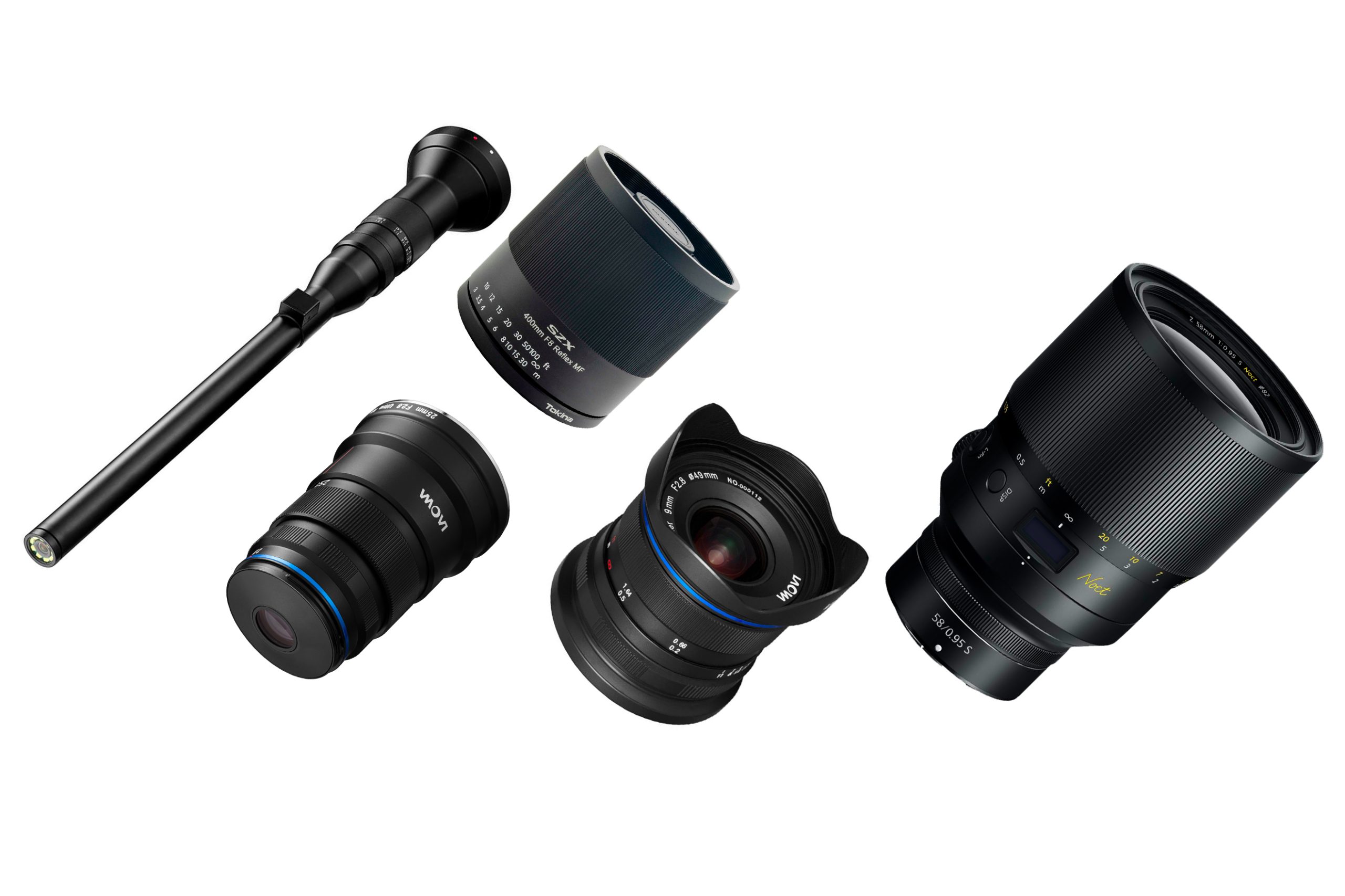 erikoisia objektiiveja