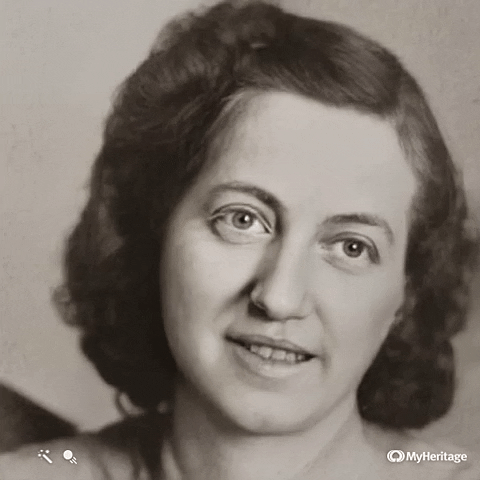 gammalt foto av kvinna