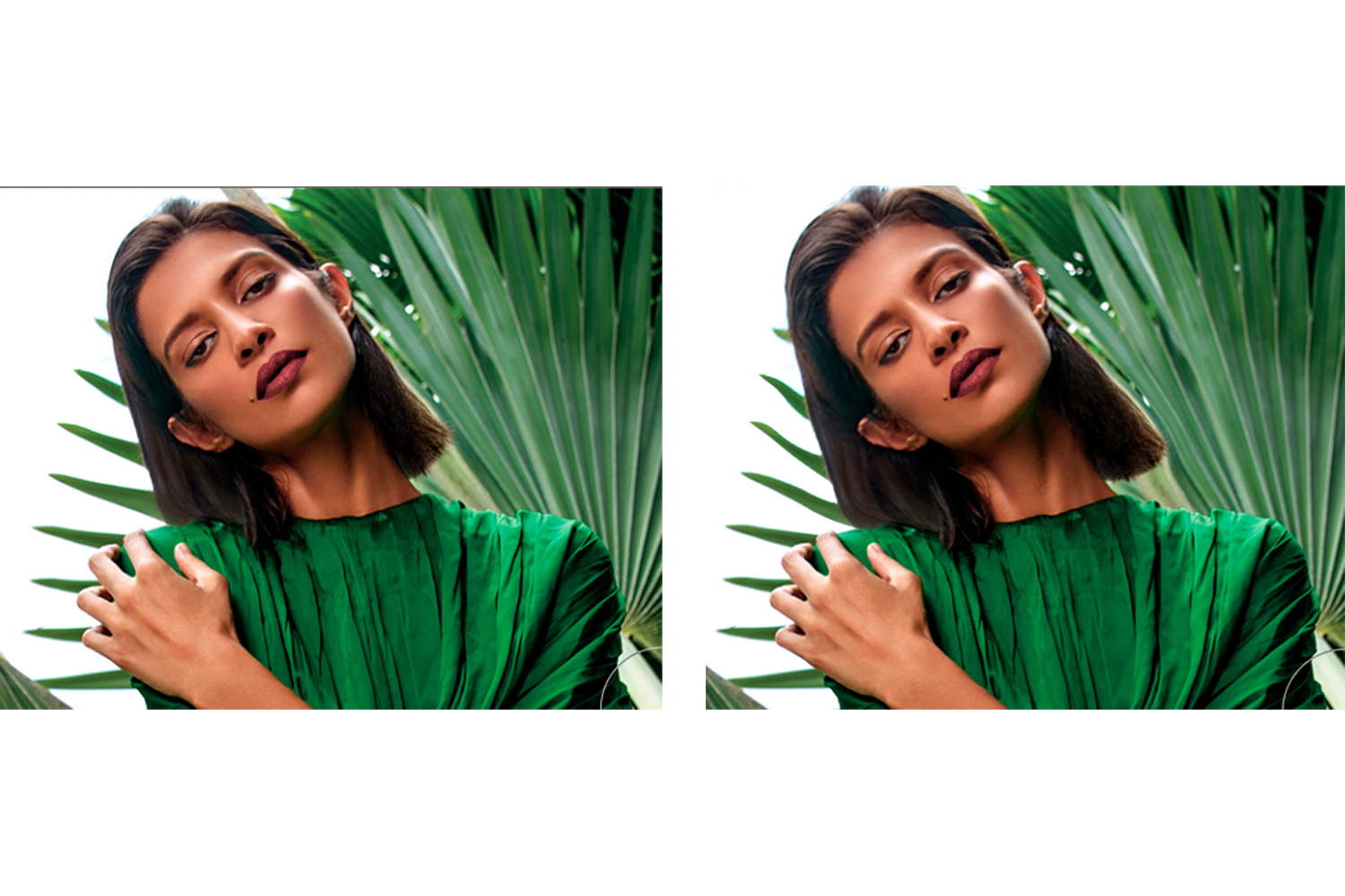 Gör flytande ger tjockare hår i Photoshop